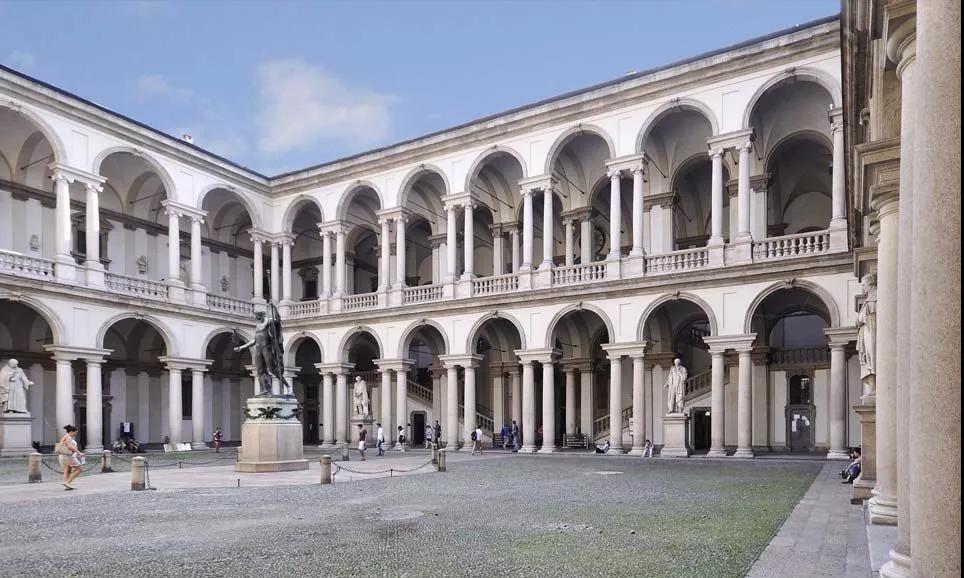 米兰布雷拉美术学院是当前意大利最高级别的高等艺术院校,代表着