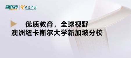 优质教育，全球视野——澳洲纽卡斯尔大学新加坡分校