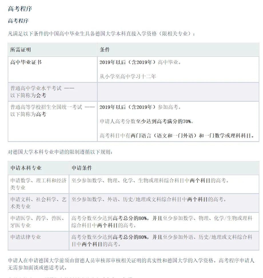 211、985内卷严重，“高考程序”本科直入项目助你入读德国精英大学