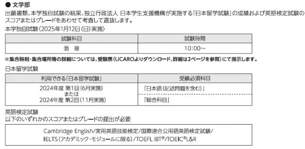 关西大学2025年报考信息全解读！