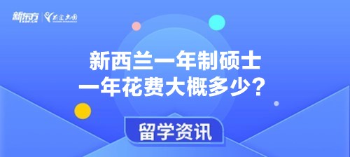 新西兰一年制硕士一年花费大概多少？