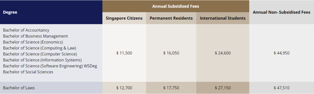 新加坡从小学到大学各阶段费用清单！
