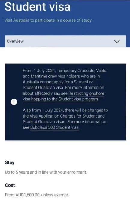 7月起澳洲学签政策重大调整！留学生要做好相应准备！