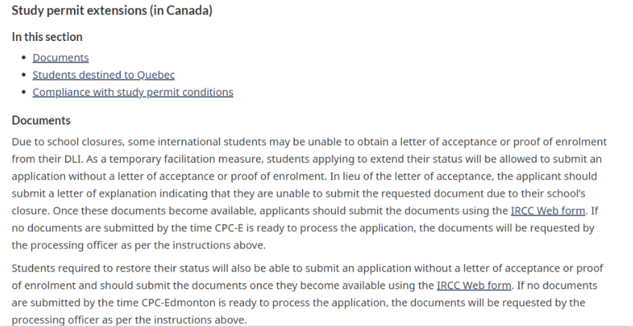 加拿大移民部发布临时学签和毕业工签变更,接受不完整的申请!