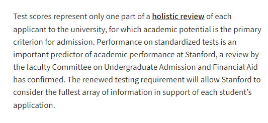 斯坦福恢复本科标化考试要求：学术潜力再成申请关键！