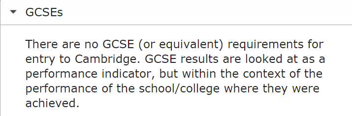 英国G5名校对GCSE成绩有什么要求？