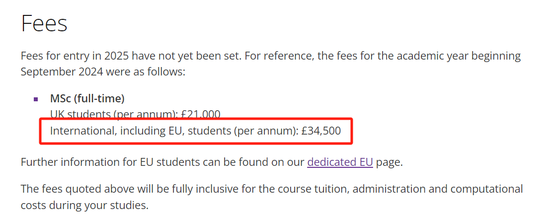 英国前10院校留学费用：学费及生活费明细！