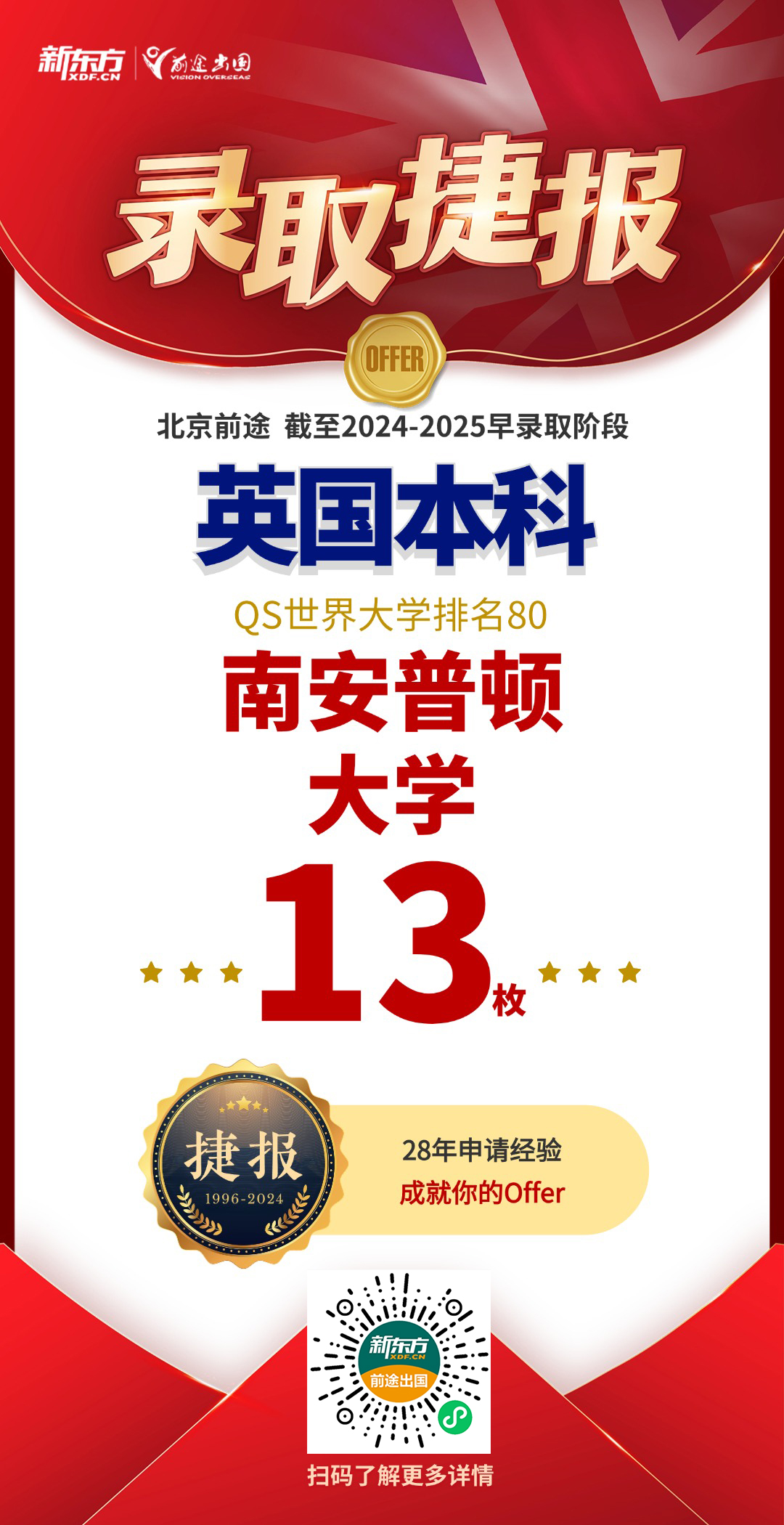 【捷报】帝国理工录取来啦！QS百强录取累计斩获120枚！