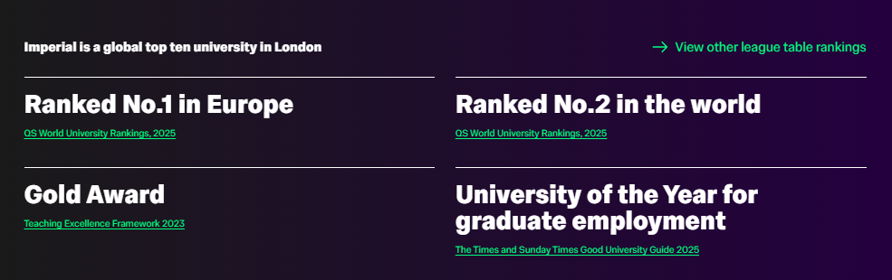 英国哪些大学同时进入四大世界大学排行前50？