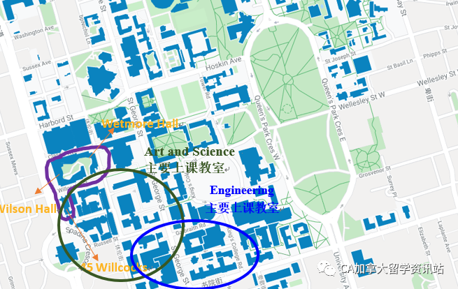 多伦多大学地图图片