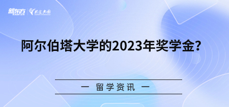 阿尔伯塔大学的2023年奖学金？