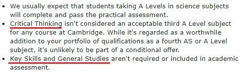 【长春留学】G5大学不接受这些A-Level科目！