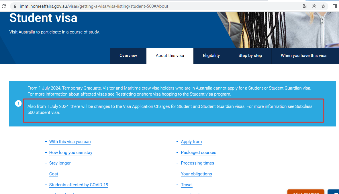 澳洲学签费用翻倍 7月1日起正式实行！