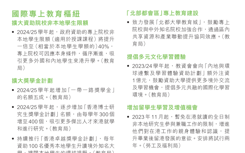 香港留学扩招：港八大学将扩招外国学生最多招生6000人