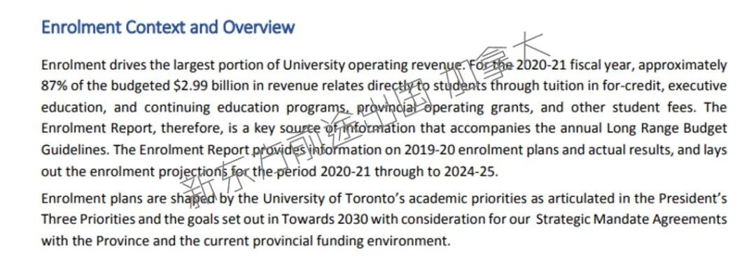 加拿大多伦多大学2019-2020招生与录取数据分析