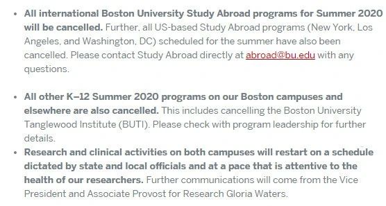 波士顿大学并无明确计划表明延迟到明年开学!目前仍按计划进行!