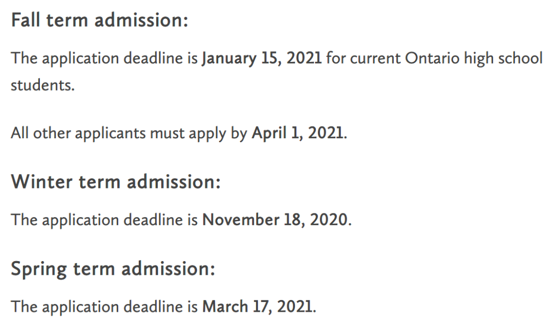 这些加拿大院校还未截止申请！