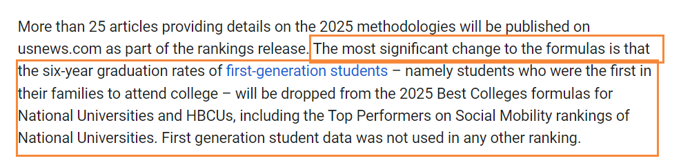 【留学资讯】U.S. News2025全美最 佳综合大学排名发布！申请策略要有所调整？