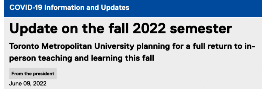多伦多大学宣布防疫新政！不遵守将取消入读资格！