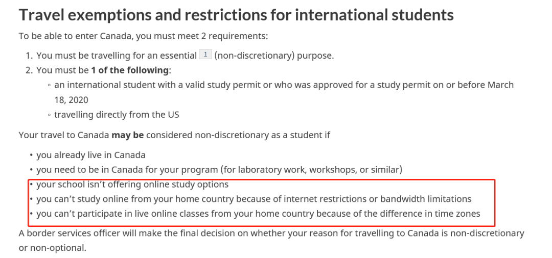 加拿大官方发布允许学生在学习许可过期90天以内申请恢复身份！