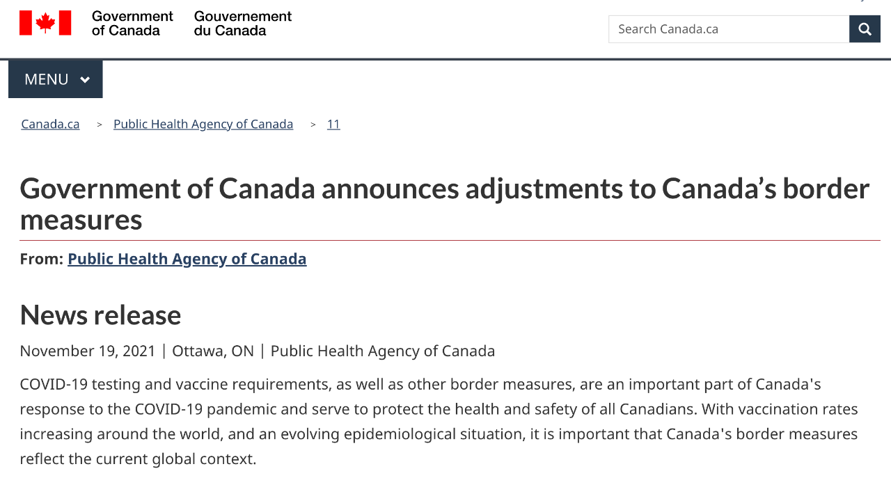 加拿大政府正式承认中国疫苗，留学生可免隔离入境！