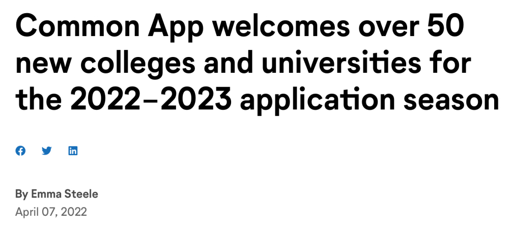 美国院校招生规则调整！揭秘Common App申请政策新变化！
