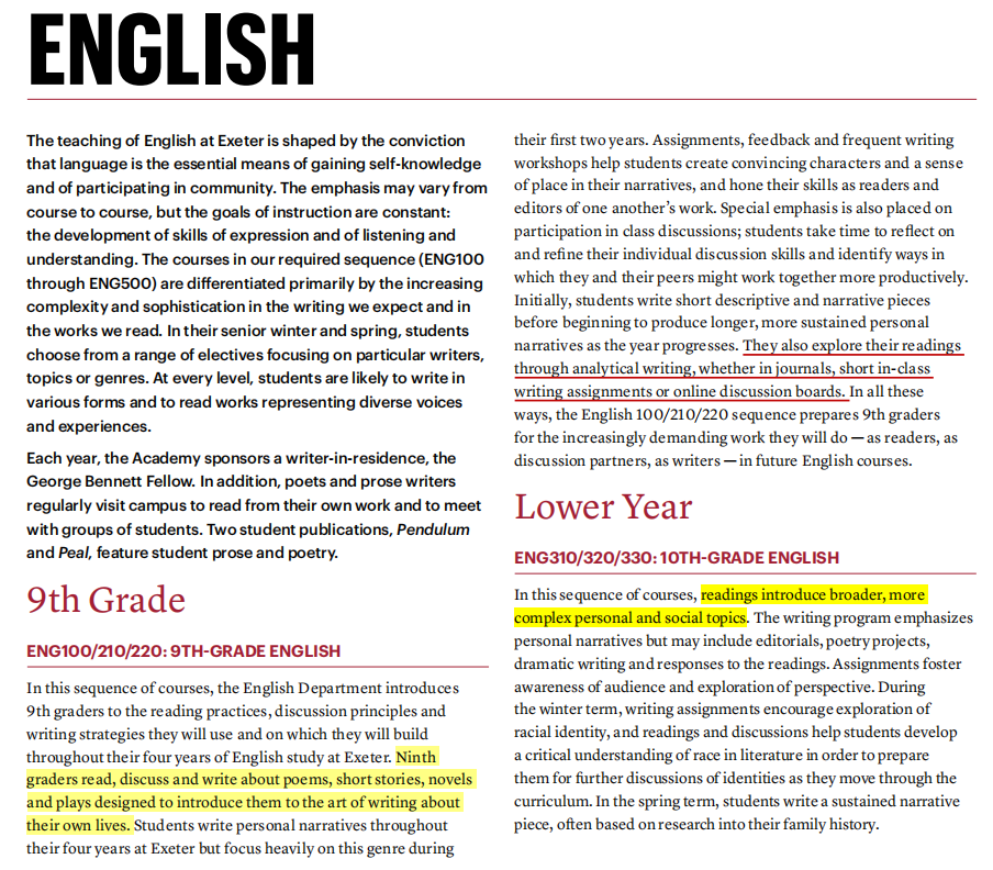 美国高中的英语课到底在学什么？