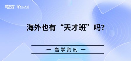 海外也有“天才班”吗？