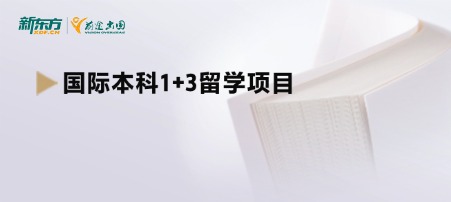 国际本科1+3留学项目