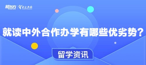 就读中外合作办学有哪些优劣势？