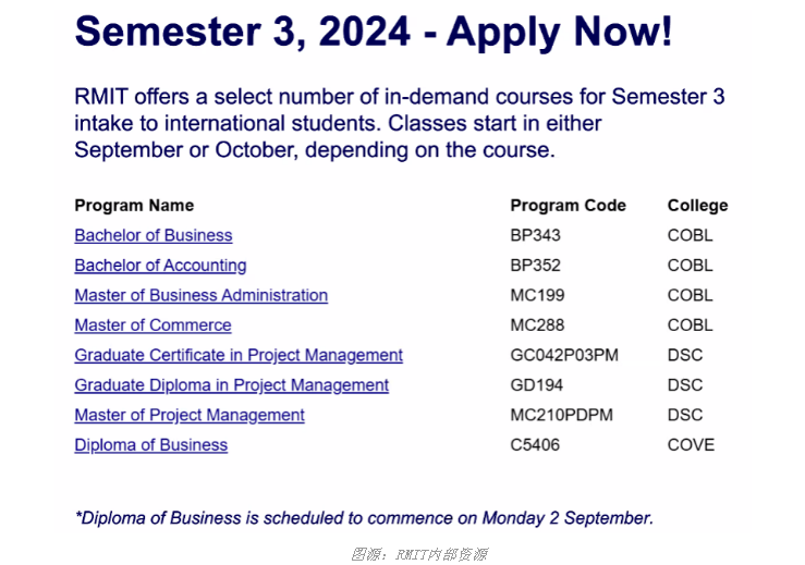 【澳洲】墨尔本皇家理工大学RMIT政策新调整：三学期制时代即将开启