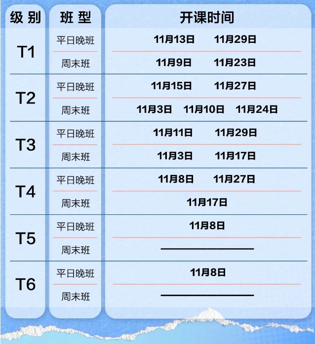 【小语种】11月新东方韩语线上直播小班课表来啦！