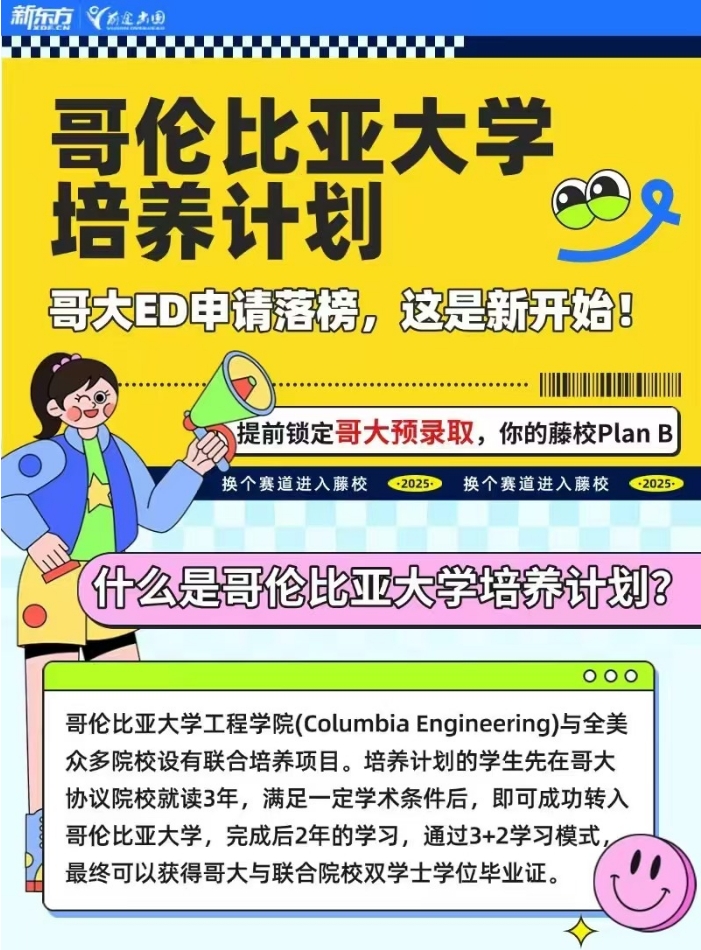 【美国】哥大ED轮落榜不要紧：哥伦比亚大学培养计划来了！