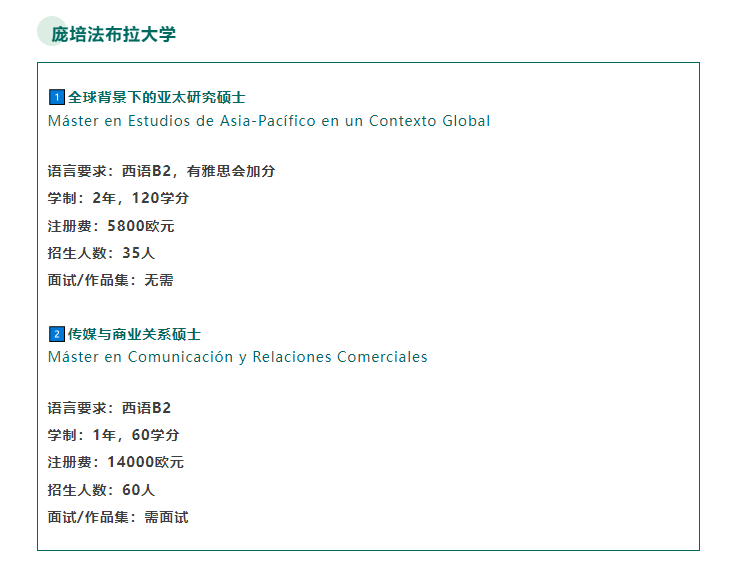 【小语种】学完西班牙语可以申请哪些热门院校硕士？