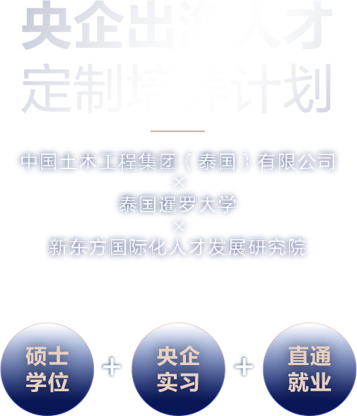 央企出海人才定制培养计划