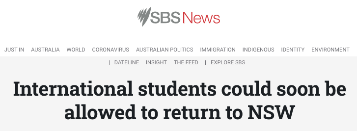 新州正式宣布：每两周将有250名留学生可返回悉尼！