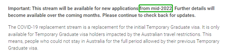 澳洲移民局更新485工签新政详细内容！