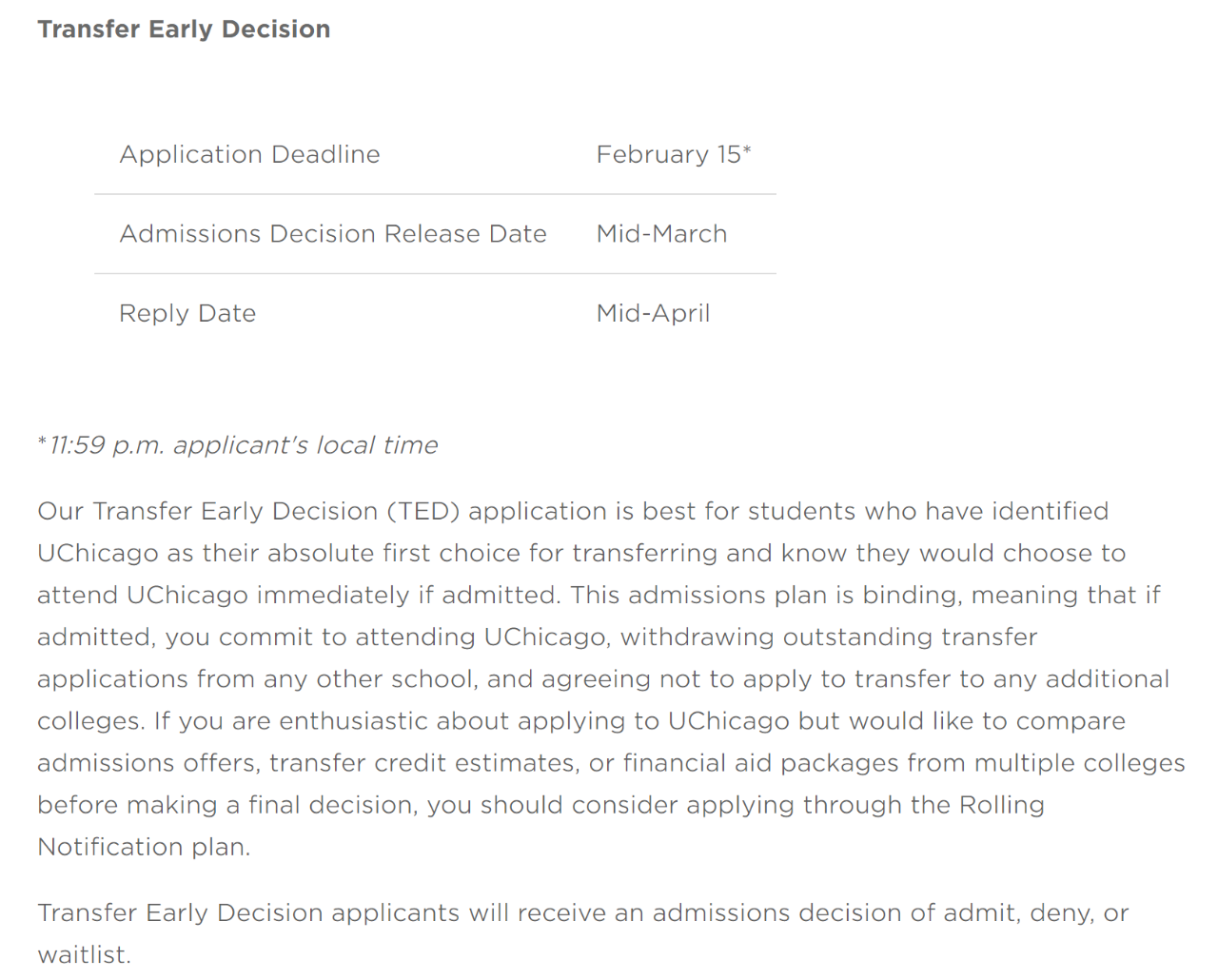 芝加哥大学首度推出绑定性转学协议！转学新增ED轮申请批次！