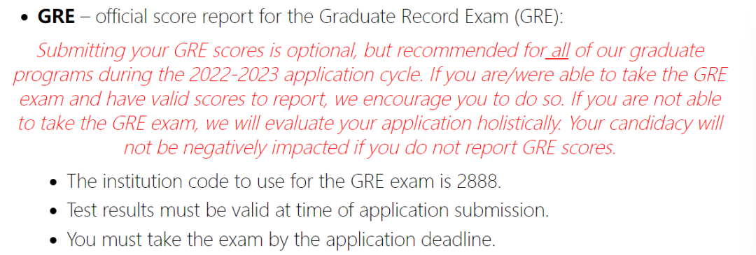 23Fall申请者注意！美国多所大学恢复提交GRE成绩！