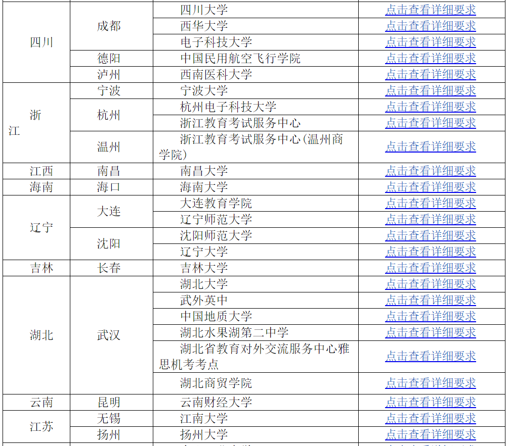 全国多地取消10月雅思考试！考场名单汇总！