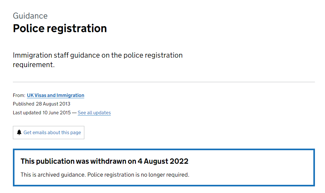 【重磅消息】留学生入境英国不再需要警察局注册