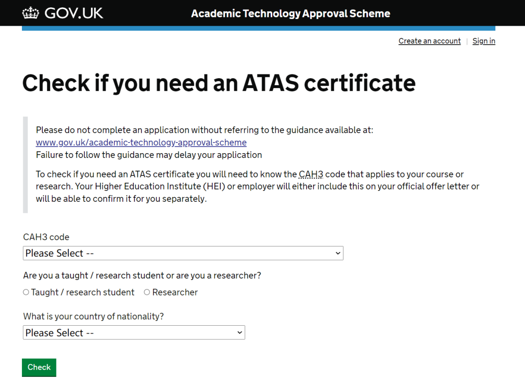 【攻略】ATAS认证：非欧盟国家留学生申请英国特定学科认证流程