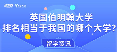 英国伯明翰大学排名相当于我国的哪个大学？