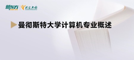 曼彻斯特大学计算机专业概述