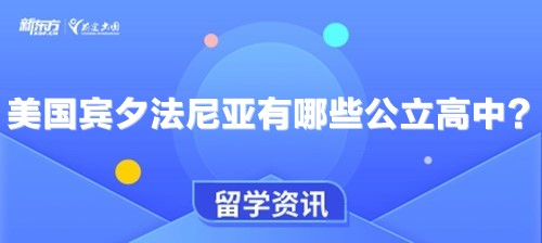 美国宾夕法尼亚有哪些公立高中？