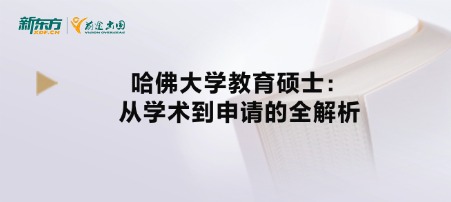 哈佛大学教育硕士：从学术到申请的全解析