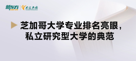 芝加哥大学专业排名亮眼，私立研究型大学的典范