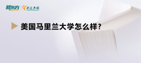 美国马里兰大学怎么样？