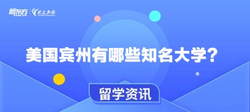 美国宾州有哪些知名大学？