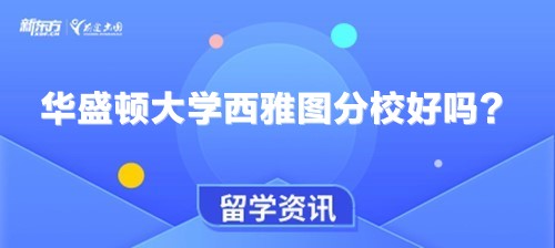 华盛顿大学西雅图分校好吗？